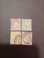 NEDERLAND | 1876 | NVPH 30-33 | Gestempeld, Postzegels en Munten, Postzegels | Nederland, Verzenden, T/m 1940, Gestempeld