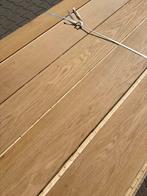 65 m2 eiken lamel parketvloer. 16 cm breed 15 mm dik, Parket, 2e hands product, Ophalen of Verzenden, 2e hands product
