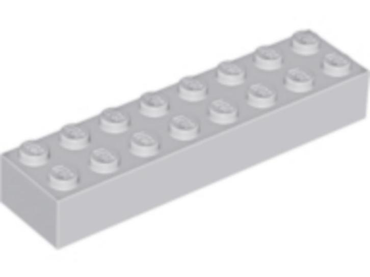 Lego 2x8 bouwstenen/bricks 6x licht grijs, Kinderen en Baby's, Speelgoed | Duplo en Lego, Gebruikt, Lego, Losse stenen, Ophalen of Verzenden