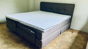 Luxe 2 persoons compleet (Elektrisch) ledikant: als nieuw! beschikbaar voor biedingen