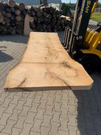 Zeer groot eiken boomstamblad 350x102x8cm, Tuin en Terras, Ophalen of Verzenden, Zo goed als nieuw, 250 cm of meer, Planken