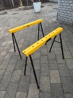 2 metalen werkbank bokjes Wisco Tools, Doe-het-zelf en Verbouw, Werkbanken, Ophalen, Gebruikt, Minder dan 70 cm, Inklapbaar