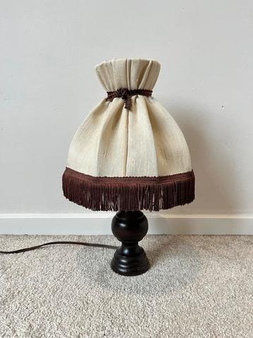 Leuk vintage tafel/nachtlampje, 39x20cm. Retro boho 60s 70s beschikbaar voor biedingen