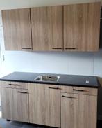 Compacte Bruynzeel ATLAS Keuken Ruw Eiken 180cm NIEUW, Huis en Inrichting, Keuken | Complete keukens, Bruin, Nieuw, Enkelwandige keuken