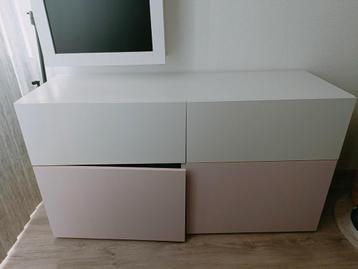Ikea Besta kastje met 2 lades en 2 deuren - afbeelding 4