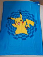 Pikachu fleecedeken - Pokémon, Gebruikt, Blauw, Ophalen of Verzenden, Deken of Dekbed