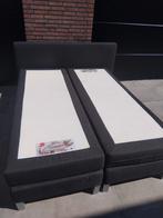 Boxspring bed met hoofdbord 210x160 cm box spring, Tweepersoons, Ophalen of Verzenden, Zo goed als nieuw, 180 cm