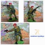 Britains ltd super Deetails Red Berrets Commando's 1/32, Antiek en Kunst, Verzenden