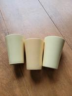 Set van 3 x Regout Maastricht pastel servies bekers vintage, Ophalen of Verzenden