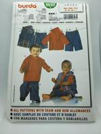 Burda naaipatroon kledingpatroon 9698 jasje + broek mt 74-98, Hobby en Vrije tijd, Broek, Kind, Nieuw, Burda