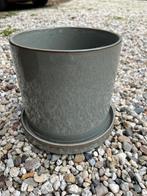 Kwantum plantenpot/ bloempot/ binnen pot/ groen/ blauw, Tuin en Terras, Bloempotten, Ophalen, Rond, Binnen, Zo goed als nieuw