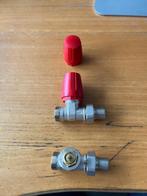 !!AANBIEDING!!  Radiatorthermostaatkraan 1/2" recht., Minder dan 30 cm, Nieuw, 800 watt of meer, Ophalen