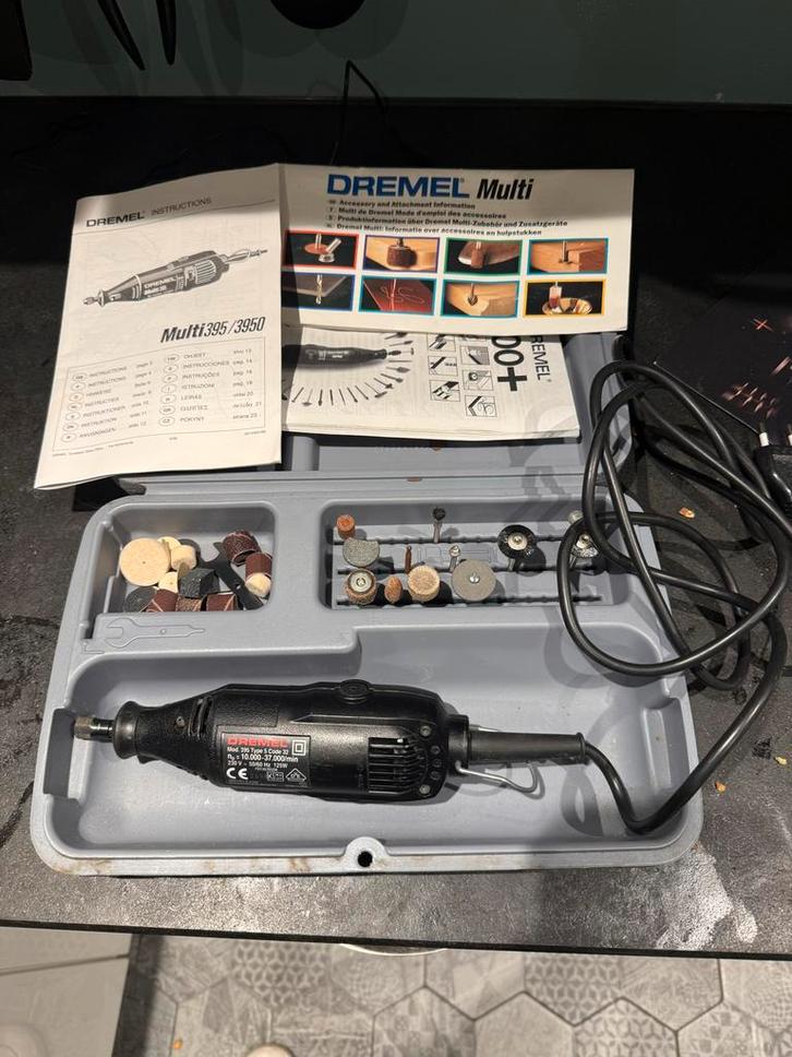 Dremel Multi 395 met Koffer & Accessoires, Doe-het-zelf en Verbouw, Gereedschap | Overige machines, Gebruikt, Ophalen of Verzenden