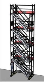 Steiger toren Steigerladder | 10 meter hoog | Alu treppen, Ophalen, Nieuw, Gevelsteiger, 5 meter of hoger