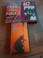 3x U2 videobanden., Alle leeftijden, Ophalen of Verzenden, Gebruikt, Muziek en Concerten