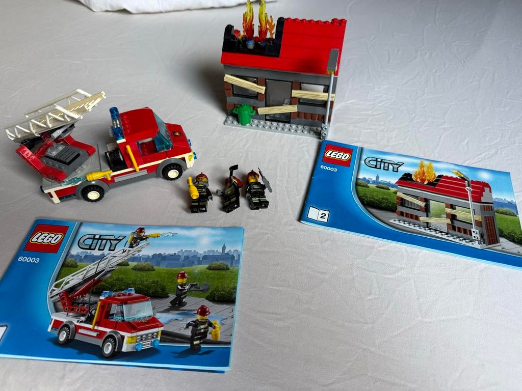 Lego City Brandweer 60003 - Complete Set, Ophalen of Verzenden, Gebruikt, Complete set, Lego