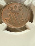 Cent 1837 Willem I MS64 RB, Postzegels en Munten, Munten | Nederland, Ophalen of Verzenden, Koning Willem I, 1 cent, Losse munt