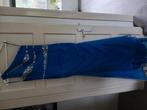 Jurk gala, avondjurk, bruidsmeisje jurk, Maat 38/40 (M), Blauw, Ophalen of Verzenden, Zo goed als nieuw