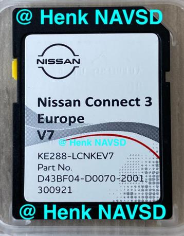 ✅ Nissan Connect 3 SD Kaart V7 Navigatie Update 2022-2023