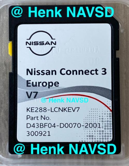 ✅ Nissan Connect 3 SD Kaart V7 Navigatie Update 2022-2023, Computers en Software, Navigatiesoftware, Nieuw, Update, Heel Europa