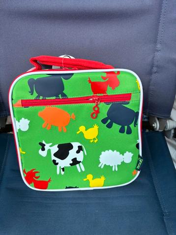 Geïsoleerde lunchtas lunchbox boerderijdieren incl fles beschikbaar voor biedingen