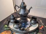 Vintage tinnen thee of koffieset, Antiek en Kunst, Antiek | Tin, Ophalen of Verzenden