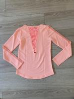 Oranje shirt/longsleeve van Quapi met bijzondere achterkant, Gebruikt, Meisje, Trui of Vest, Ophalen of Verzenden