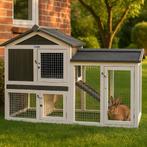 Konijnenhok | Dierenverblijf | Houten kooi | 145x45x85, Minder dan 60 cm, Kooi, 110 cm of meer, Hamster