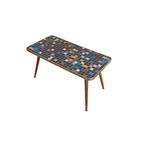 Vintage mozaïek bijzettafel, plantentafel, Antiek en Kunst, Ophalen of Verzenden