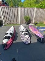 3 windsurfplanken te koop, Watersport en Boten, Windsurfen, Ophalen, Gebruikt, 250 tot 300 cm, Plank