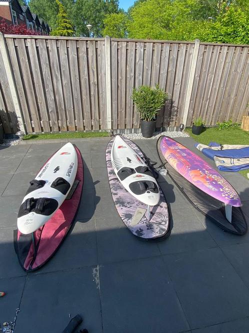 3 windsurfplanken te koop, Watersport en Boten, Windsurfen, Gebruikt, Plank, 250 tot 300 cm, Ophalen