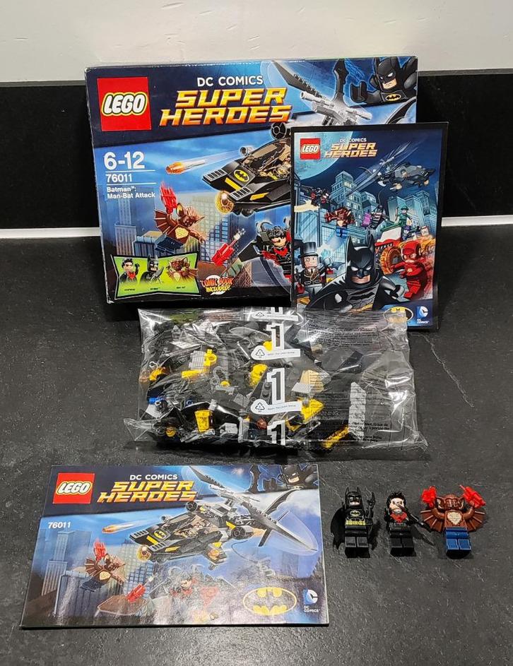 LEGO set 76011 – Batman: Man-Bat Attack – Compleet!, Kinderen en Baby's, Speelgoed | Duplo en Lego, Zo goed als nieuw, Lego, Complete set