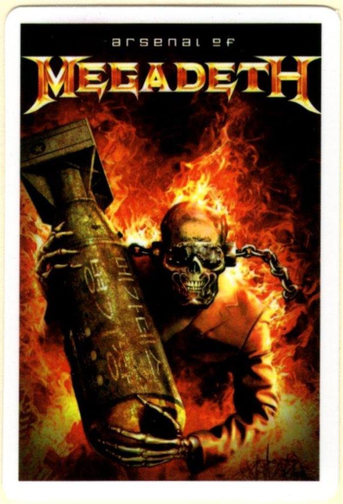 Megadeth sticker #2, Verzamelen, Muziek, Artiesten en Beroemdheden, Nieuw, Verzenden
