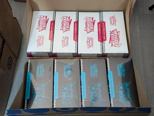 White Flare en Black Bolt ETB sealed te koop, Hobby en Vrije tijd, Verzamelkaartspellen | Pokémon, Nieuw, Overige typen, Ophalen of Verzenden