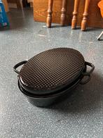 Ovale Braadpan, Gebruikt, Ophalen of Verzenden, Koekenpan of Braadpan, Gietijzer