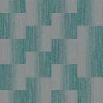 Teal/Stone tapijttegels Woven Gradience van Interface, Huis en Inrichting, Stoffering | Vloerbedekking, 75 m² of meer, Nieuw, Ophalen of Verzenden