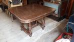 Mooie oude salontafel met bewerkt onderstel, Antiek en Kunst, Antiek | Meubels | Tafels, Ophalen