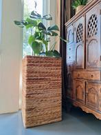 Hoge plantenbak / bloempot van bananenblad 83cm hoog!, Huis en Inrichting, Woonaccessoires | Overige, Zo goed als nieuw, Ophalen