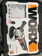 Worx haakse slijper 125mm, Doe-het-zelf en Verbouw, Gereedschap | Handgereedschap, Ophalen, Zo goed als nieuw