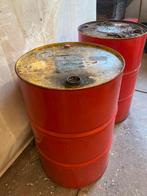 2 oliedrums rood, Ophalen, Gebruikt, Vuurton