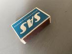 SAS Scandinavian Airlines Luciferdoosje, Ophalen of Verzenden, Gebruikt, Luciferdoosjes of -merken