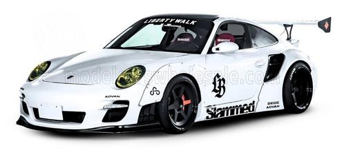 GT-spirit 1:18 Porsche 997 Turbo LB Works White, Hobby en Vrije tijd, Modelauto's | 1:18, Nieuw, Auto, Overige merken, Ophalen of Verzenden