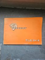 Peugeot 504 Handleiding - Origineel, Ophalen of Verzenden