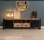 Mango houten meubels, tv kast bas ,dressoir bas,boekenkast, Huis en Inrichting, Complete inboedels, Ophalen