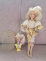 Jem poppen glitter and gold 1985 en popstyle fantasy, Verzamelen, Poppen, Ophalen of Verzenden, Pop