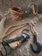 Accessoires 2 hangpotten 2 haken D7, Ophalen of Verzenden, Zo goed als nieuw, Rond, Minder dan 25 cm