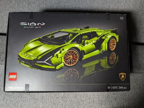 LEGO Technic Lamborghini Sián FKP 37 - 42115, Kinderen en Baby's, Speelgoed | Duplo en Lego, Zo goed als nieuw, Lego, Complete set