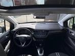 Opel Crossland 1.2 Turbo Elegance 130PK Automaat Panoramadak, Stof, Gebruikt, Zwart, Parkeercamera