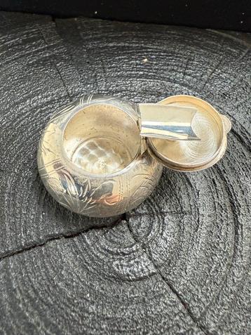 Zilver 925 Draagbare Asbak beschikbaar voor biedingen