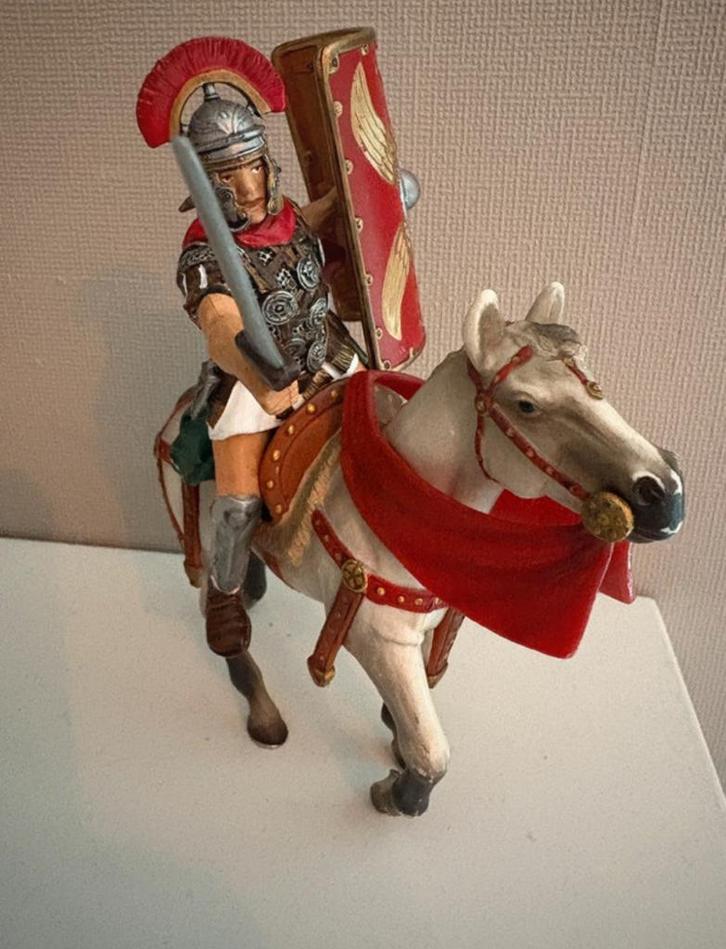 Papo ridder op Schleich paard., Verzamelen, Poppetjes en Figuurtjes, Zo goed als nieuw, Ophalen of Verzenden